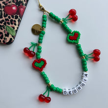 Load image into Gallery viewer, ‘MON CHERRY’ BOOM BESPOKE PHONE BEADS