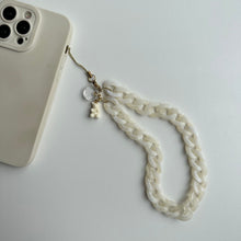 Load image into Gallery viewer, ‘CREAM DREAM’ BOOM BESPOKE PHONE CHAIN CHARM