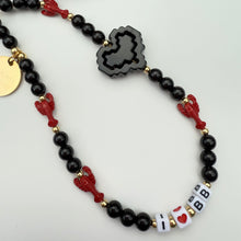 Load image into Gallery viewer, ´MY LOBSTER’ BLACK BOOM BESPOKE PHONE BEADS