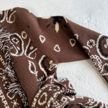 Load image into Gallery viewer, PREORDER ‘ESPRESSO’ BANDANA KNIT BELTED LONGLINE CARDIGAN