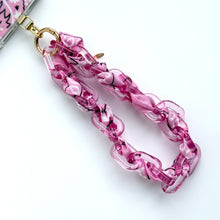 Load image into Gallery viewer, PINK BANDANA JELLY PHONE CHAIN