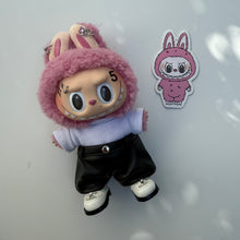 Load image into Gallery viewer, ‘LEATHERS’ LYCHEE BERRY BOOM BESPOKE LABUBU