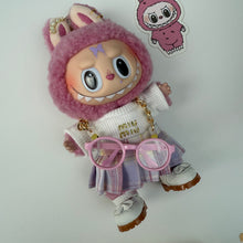 Load image into Gallery viewer, ‘GLASSES & SKIRT’ LYCHEE BERRY BOOM BESPOKE LABUBU