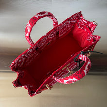 Load image into Gallery viewer, ‘CHERRY’ SMALL BANDANA BAG BY BOOM BESPOKE