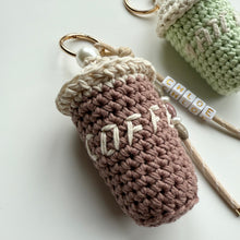Load image into Gallery viewer, ‘COFFEE OR MATCHA’ CROCHET COFFEE & MATCHA BOOM BESPOKE BAG CHARM
