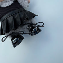 Load image into Gallery viewer, ‘LEATHER SKIRT’ SESAME BEAN BOOM BESPOKE LABUBU