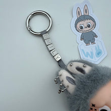 Load image into Gallery viewer, ‘CUSTOM TEXT’ ‘W’ PIN FOR LOVE (MINI) BOOM BESPOKE LABUBU