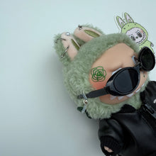 Load image into Gallery viewer, ‘LEATHER JACKET’ GREEN GRAPE BOOM BESPOKE LABUBU