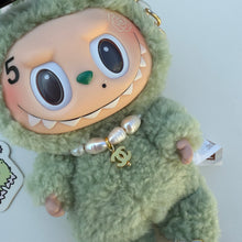 Load image into Gallery viewer, ‘PEARLS’ GREEN GRAPE BOOM BESPOKE LABUBU