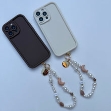 Load image into Gallery viewer, ‘CROISSANT’ PEARL BOOM BESPOKE PHONE BEADS
