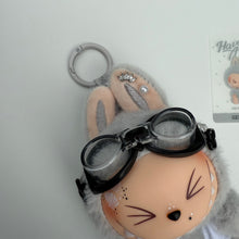 Load image into Gallery viewer, ‘GOGGLES’ WHITE HEHE BOOM BESPOKE LABUBU