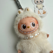 Load image into Gallery viewer, ‘CUSTOM TEXT’ ‘A’ PIN FOR LOVE (MINI) BOOM BESPOKE LABUBU NEUTRAL PACK