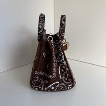 Load image into Gallery viewer, ‘ESPRESSO’ SMALL BANDANA BAG BY BOOM BESPOKE