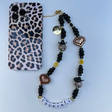 Load image into Gallery viewer, ´LEOPARD SMILE’ BOOM BESPOKE PHONE BEADS