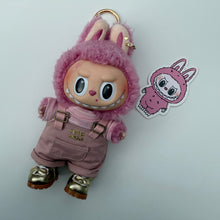 Load image into Gallery viewer, ‘DUNGAREE’ LYCHEE BERRY BOOM BESPOKE LABUBU