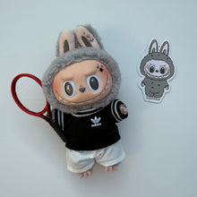Load image into Gallery viewer, ‘TENNIS RACKET’ SESAME BEAN BOOM BESPOKE LABUBU