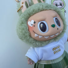 Load image into Gallery viewer, ‘SKIRT & T’ GREEN GRAPE BOOM BESPOKE LABUBU