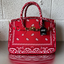 Load image into Gallery viewer, ‘CHERRY’ BANDANA BAG BY BOOM BESPOKE
