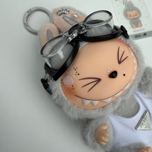 Load image into Gallery viewer, ‘GOGGLES’ WHITE HEHE BOOM BESPOKE LABUBU