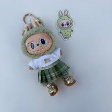 Load image into Gallery viewer, ‘SKIRT & T’ GREEN GRAPE BOOM BESPOKE LABUBU