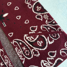 Load image into Gallery viewer, PREORDER ‘WINE’ BANDANA KNIT GILET WITH POCKETS