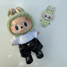 Load image into Gallery viewer, ‘LEATHERS’ GREEN GRAPE BOOM BESPOKE LABUBU