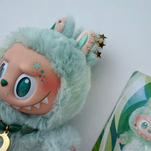 Load image into Gallery viewer, ‘MOON WITH AVENTURINE’ SERENITY BIG ENERGY BOOM BESPOKE LABUBU