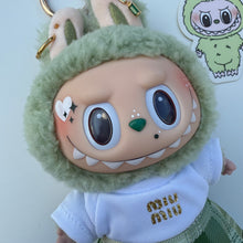 Load image into Gallery viewer, ‘SKIRT & T’ GREEN GRAPE BOOM BESPOKE LABUBU