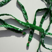 Load image into Gallery viewer, PRE-ORDER ‘PALM’ GREEN BANDANA HAVAIANAS TOP FLIP FLOPS BY BOOM BESPOKE