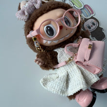 Load image into Gallery viewer, ‘BOUCLE’ CHESTNUT COCOA ‘THE SECRET’ BOOM BESPOKE LABUBU