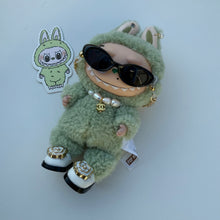 Load image into Gallery viewer, ‘PEARLS’ GREEN GRAPE BOOM BESPOKE LABUBU