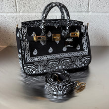 Load image into Gallery viewer, ‘INKED’ SMALL BANDANA BAG BY BOOM BESPOKE