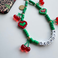 Load image into Gallery viewer, ‘MON CHERRY’ BOOM BESPOKE PHONE BEADS