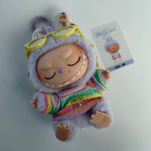 Load image into Gallery viewer, ‘STRIPES & GLASSES’ ZIZI CREAM HAT BOOM BESPOKE LABUBU