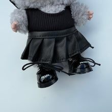 Load image into Gallery viewer, ‘LEATHER SKIRT’ SESAME BEAN BOOM BESPOKE LABUBU