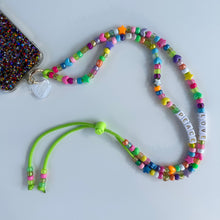 Load image into Gallery viewer, ‘SWEET LIME’ GREEN ADJUSTABLE CROSSBODY PHONE STRAP