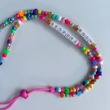 Load image into Gallery viewer, ‘BUBBLEGUM’ PINK ADJUSTABLE CROSSBODY PHONE STRAP