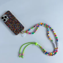 Load image into Gallery viewer, ‘SWEET LIME’ GREEN ADJUSTABLE CROSSBODY PHONE STRAP