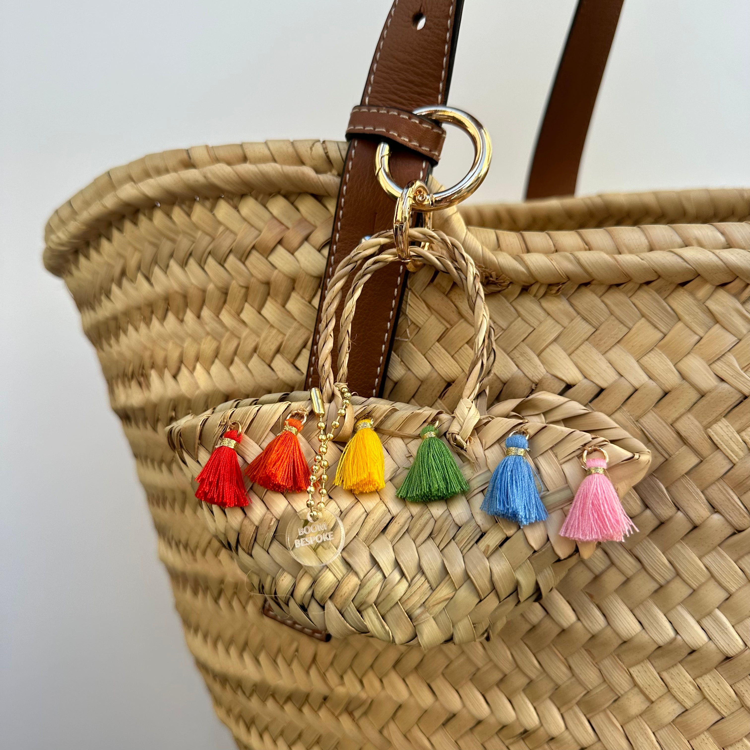 ‘BOOMBOW’ BASKET BOOM BESPOKE BAG CHARM