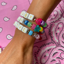 Load image into Gallery viewer, "BESPOKE" BEADED ELASTIC BRACELET