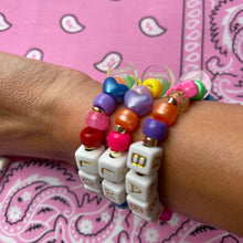 Load image into Gallery viewer, "BESPOKE" BEADED ELASTIC BRACELET