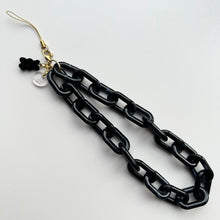 Load image into Gallery viewer, ‘LIQUORICE’ BOOM BESPOKE PHONE CHAIN CHARM