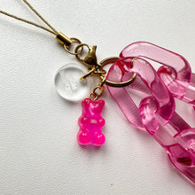 Load image into Gallery viewer, ‘RASPBERRY’ BOOM BESPOKE PHONE CHAIN CHARM