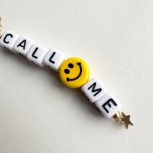 Load image into Gallery viewer, ‘CALL ME’ BEADED CHARM FOR BOOM BESPOKE PHONE CHAIN