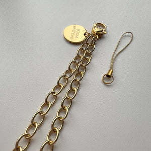 SHORT GOLD ‘BUILD YOUR OWN’ PHONE CHARM BY BOOM BESPOKE
