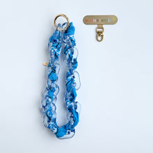 Load image into Gallery viewer, BLUE BANDANA JELLY PHONE CHAIN
