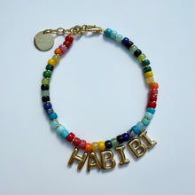 Load image into Gallery viewer, ´HABIBI’ RAINBOW STONE BEADED NECKLACE BY BOOM BESPOKE
