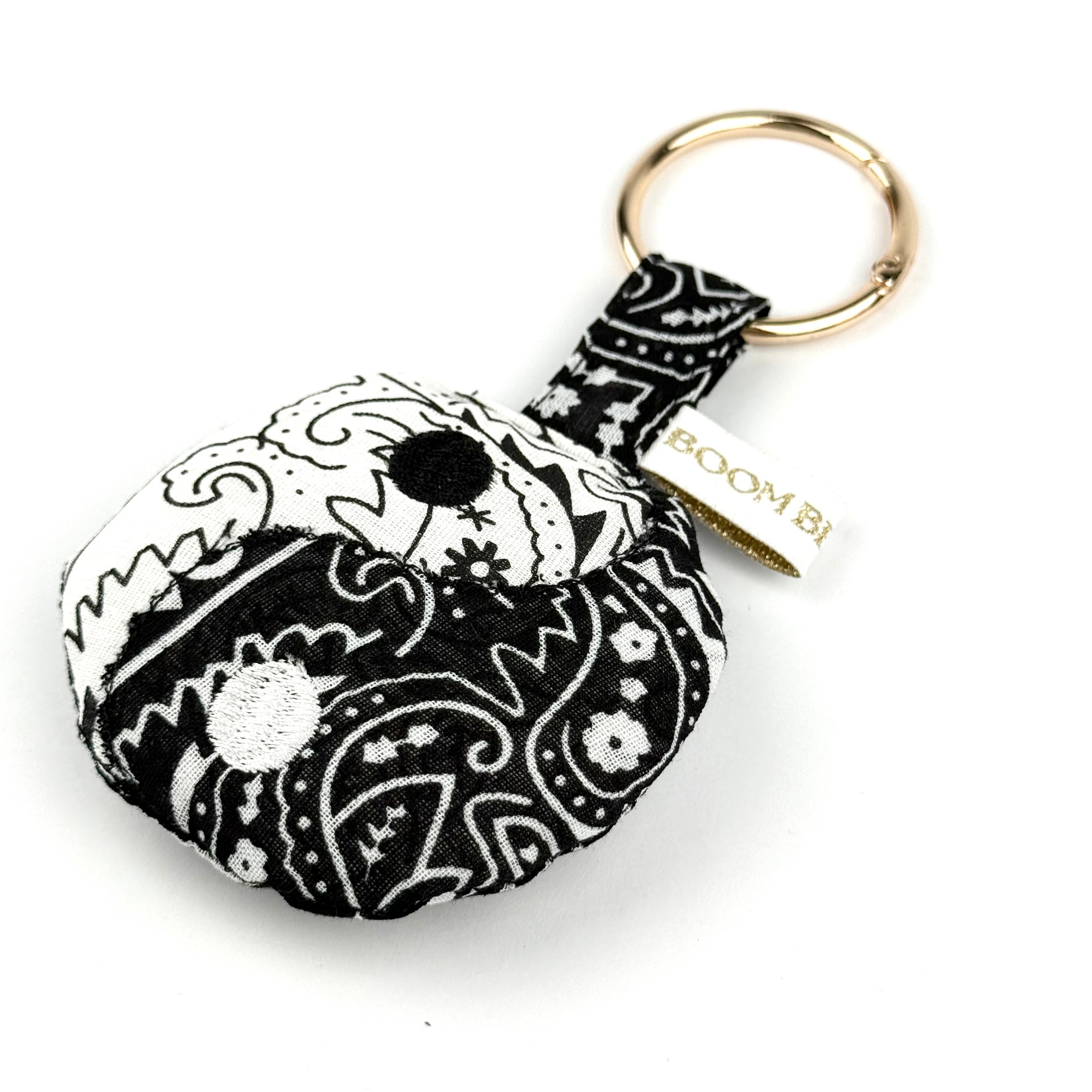 ‘OPPOSITES ATTRACT’ BOOM PUFFY BANDANA YIN YANG BAG CHARM