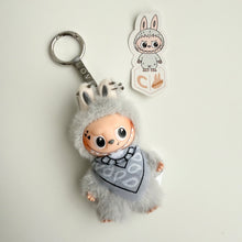 Load image into Gallery viewer, ‘CUSTOM TEXT’ ‘C’ PIN FOR LOVE (MINI) BOOM BESPOKE LABUBU NEUTRAL PACK
