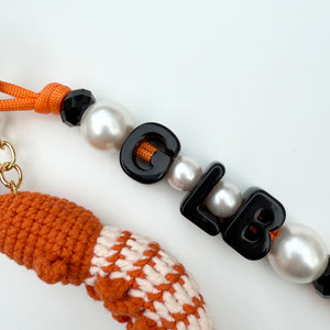 ‘PEARLA’ THE PRAWN BESPOKE INITIAL BAG CHARM BY BOOM BESPOKE
